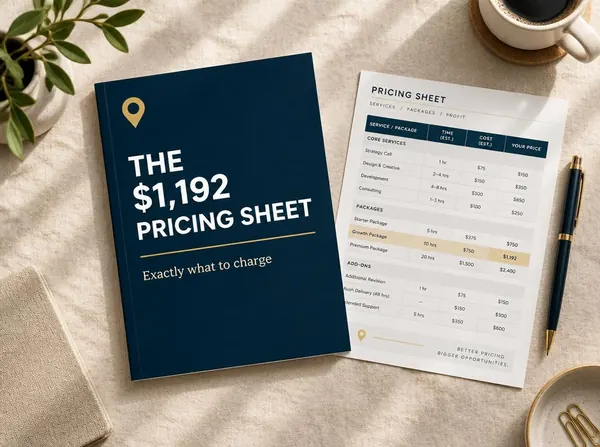The $1,192 Pricing Sheet